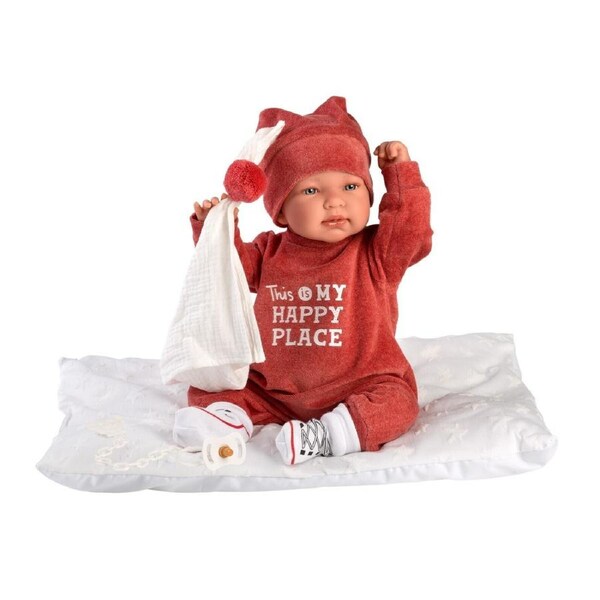 Llorens Doll Tina Soft Body Outfit & Sleeping Mat 44cm