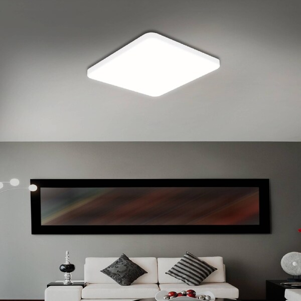 Emitto Ultra-Thin 5cm LED Ceiling Down Light Surface Mount Living Room White 36W