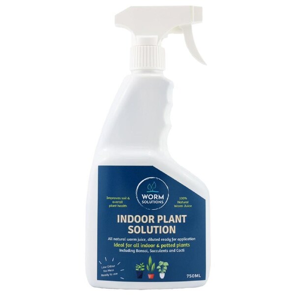 Worm Solutions 750mL Worm Juice Indoor Plant Fertiliser - WSIPS750