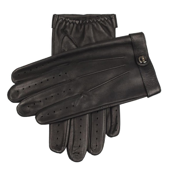 Dents Mens Unlined Leather Driving Gloves Made In England (UK) Daniel Craig Fleming Large