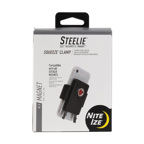 Nite Ize Steelie Squeeze Clamp Universal Phone Mount - XNSTS01R7