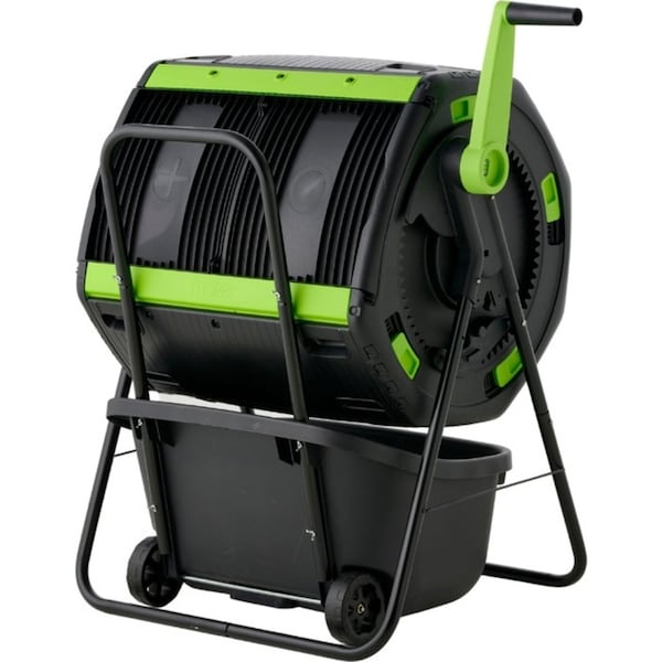 180lt Maze Geared Twin Tumbler with Composting Cart