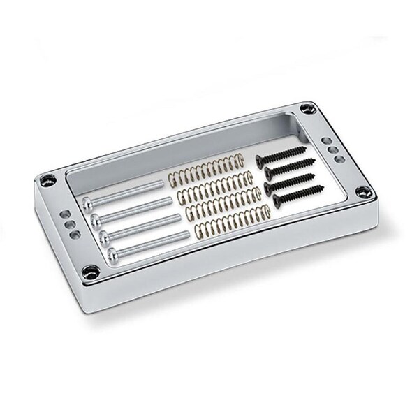 Schaller Guitar Pickup Frame Curved High Chrome 3H-17020214