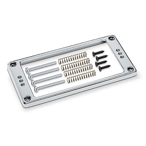 Schaller Guitar Pickup Frame Flat Chrome 3H-17020211