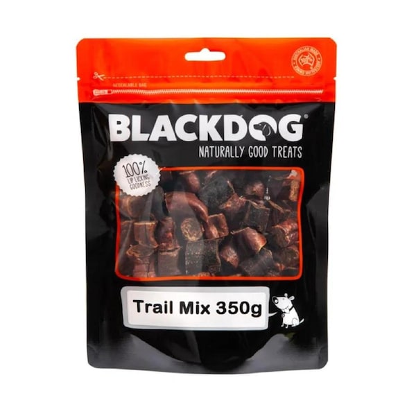 Trail Mix 350 gram Kangaroo, chicken & Beef Liver Dog Treats by Blackdog