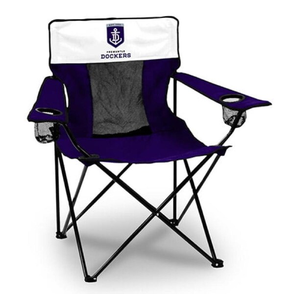 Fremantle Dockers Freo AFL Outdoor Camping Chair with Carry Bag
