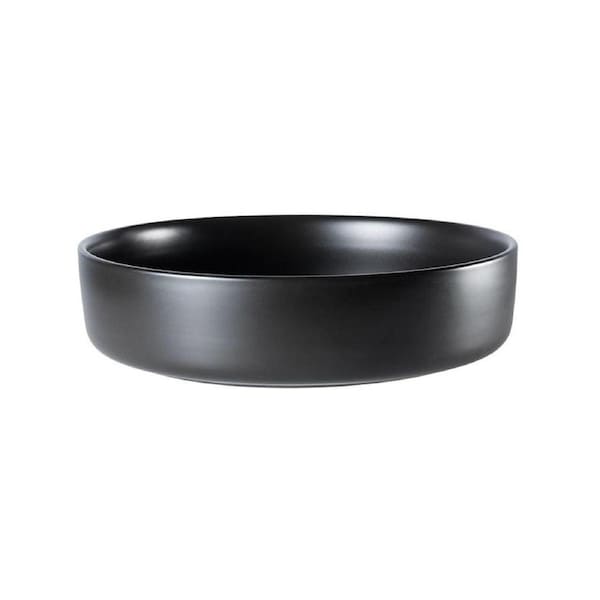 Alex Liddy Share Stoneware Salad Bowl 26X6cm Black