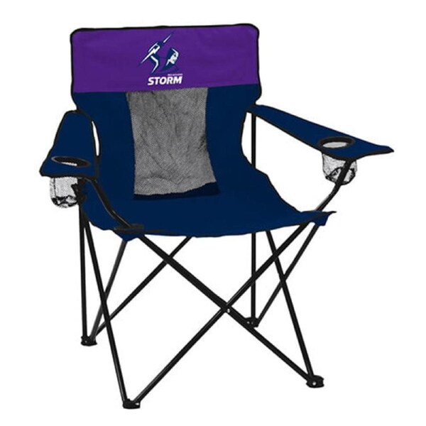 Melbourne Storm NRL Outdoor Camping Chair with Carry Bag