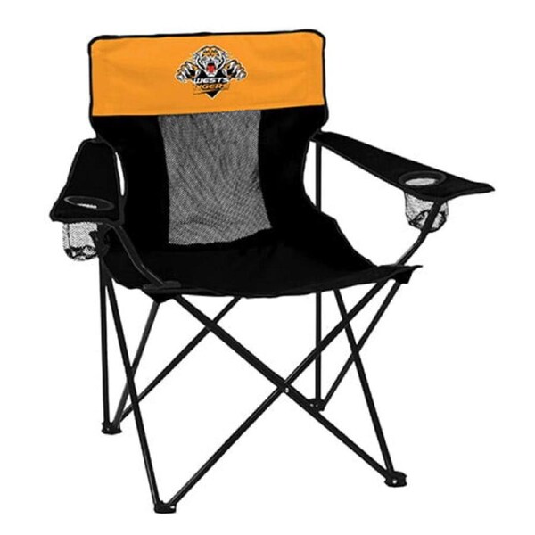 Wests Tigers NRL Outdoor Camping Chair with Carry Bag