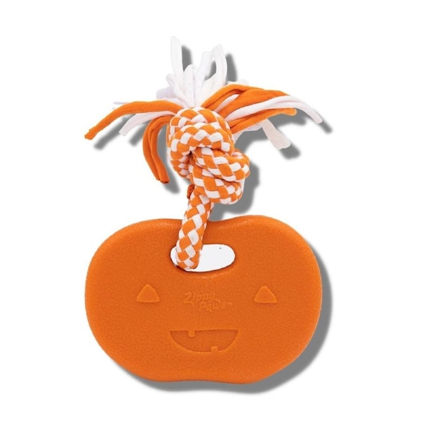 Zippy Paws Dog Toy - ZippyTuff Teether - Pumpkin