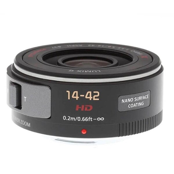 Panasonic 14-42mm f/3.5-5.6 PZ Power Zoom Black Lens