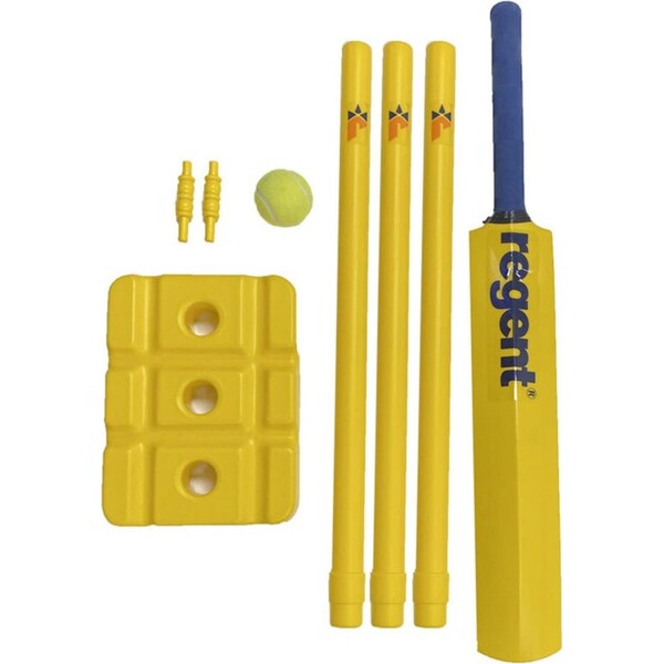 Regent Cricket Ball/Bat/Wickets Set w/ Bag Kids 3y+ Sports Outdoor Fun Beach