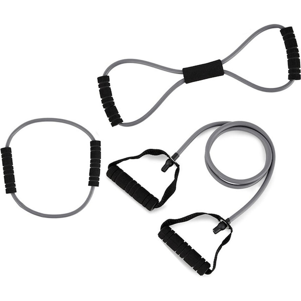 3pc Body Sculpture Aerobic Trimmer Resistance Training Tubes Exercise/Gym
