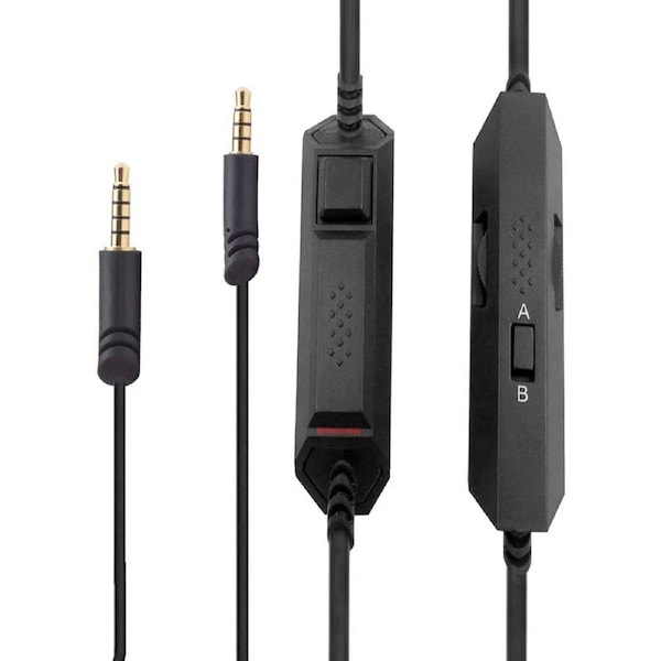 A10 A40 Headsets Cord Replace Inline Mute & Mic Volume Control Audio Cable For Astro A10 A30 A40 A50 G633 G933 Gaming Headphones