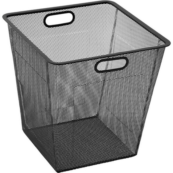 Boxsweden Mesh Storage Basket 33x33cm Home Organiser Container Case Holder BLK