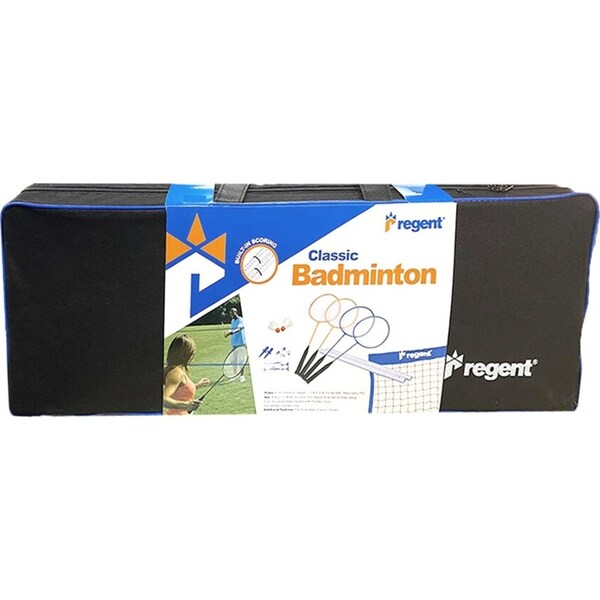 Regent Halex Classic Badminton Racket/Shuttlecocks Set Kids Sports/Fun Play Game