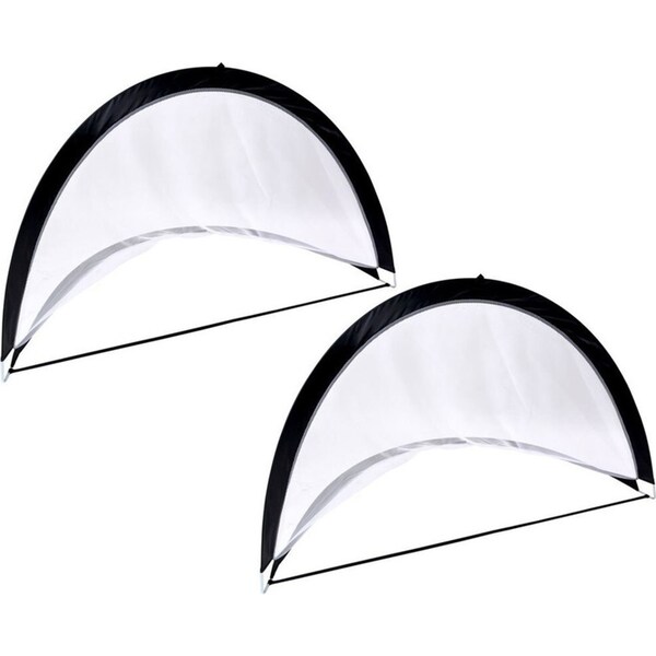 2pc Regent 122cm Big Size Pop Up Soccer Goals Foldable/Portable Training Net