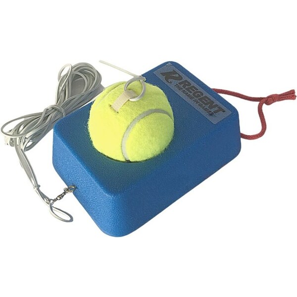 Regent Portable Tennis Trainer Ball & 15cm Base Training/Practice Sports Game