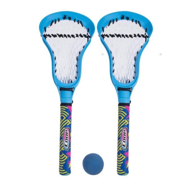 2x Coop Hydro Lacrosse Sticks w/ Ball Beach/Pool/Backyard Fun Play Game Toy Blue