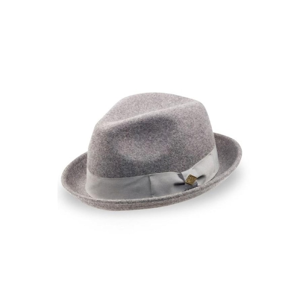Goorin Bros Brothers Rude Boy Wool Fedora Hat - Grey M