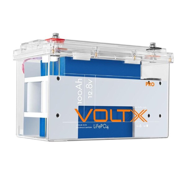 VoltX 12V 100Ah 1280Wh Bluetooth Smart Lithium Battery