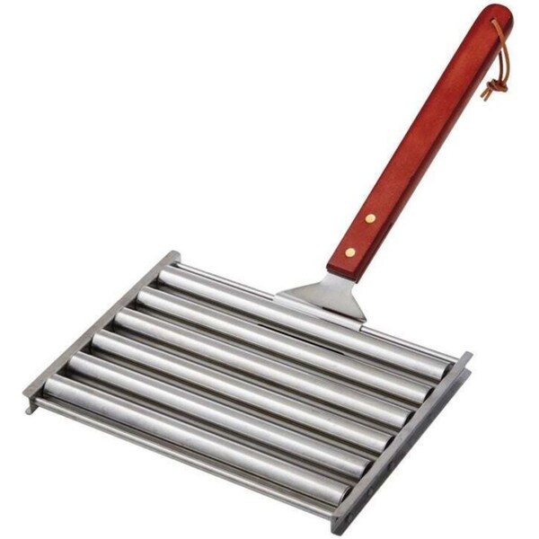 Maverick BBQ Sausage/Hotdog Roller Grill Barbecue/Fire/Camping Stainless Steel