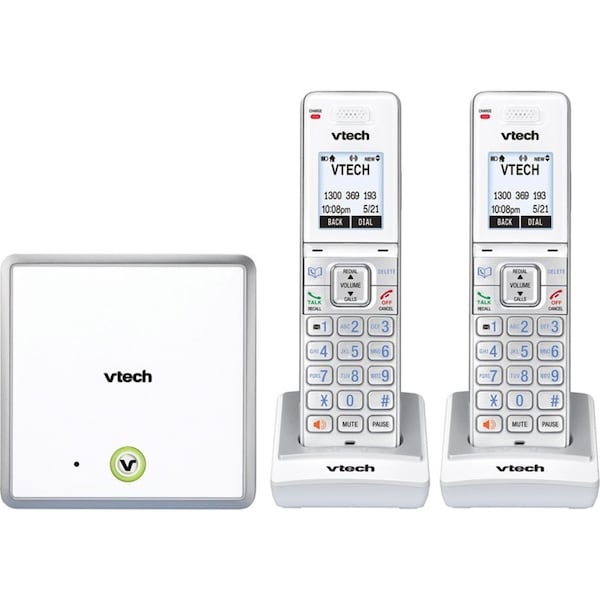 VTech DECT6.0 Home Phone Cordless Telephone Handset/NBN/Speakerphone White