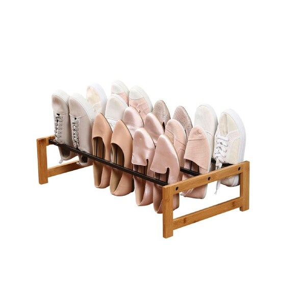 Bamboo Shoe Rack 9 pairs