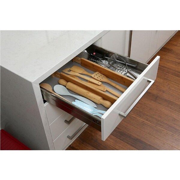 Bamboo Drawer Divider Organiser 60mm