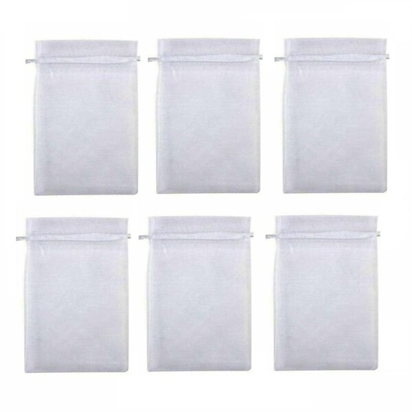 Ozoffer 200X Organza Bag Sheer Bags Jewellery Wedding Candy Packaging Gift