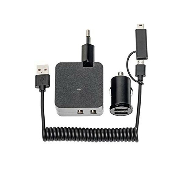 Ozoffer USB Travel Charger with Car Adapter 5 V powerful 2.1 Amp MEDION LIFE