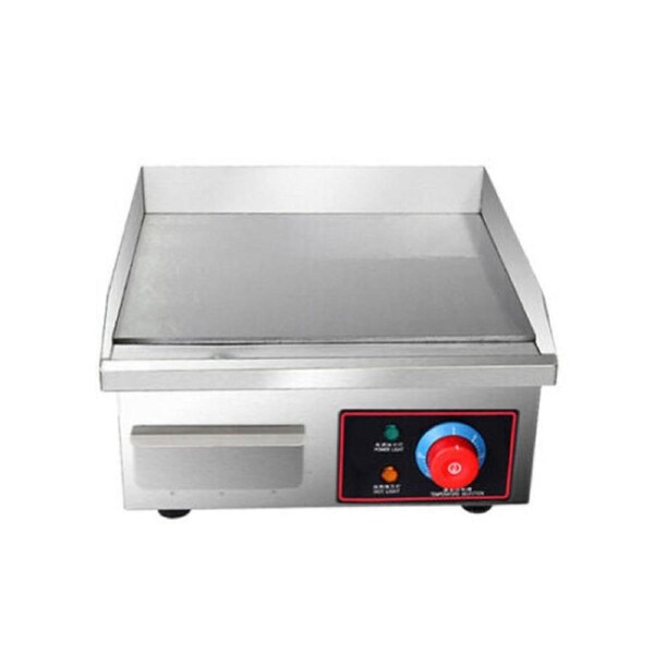 Commercial Single Small Electric Griddle Barbeque Plate Fast Heating 818B
