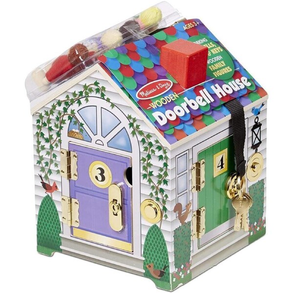 Melissa & Doug Wooden Doorbell House