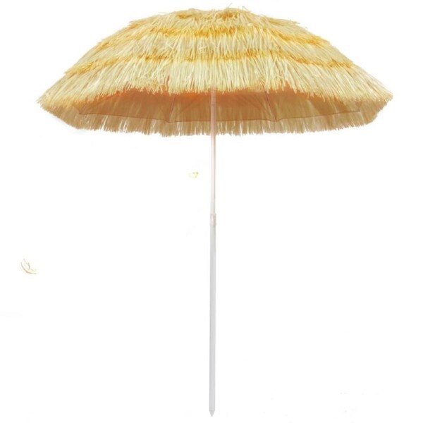 1.8m Beach Umbrella Outdoor Parasol Shade Patio Garden Adjustable Tilt