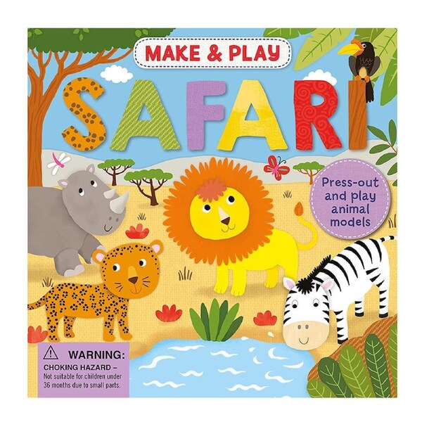 Safari Make & Play Childres Book