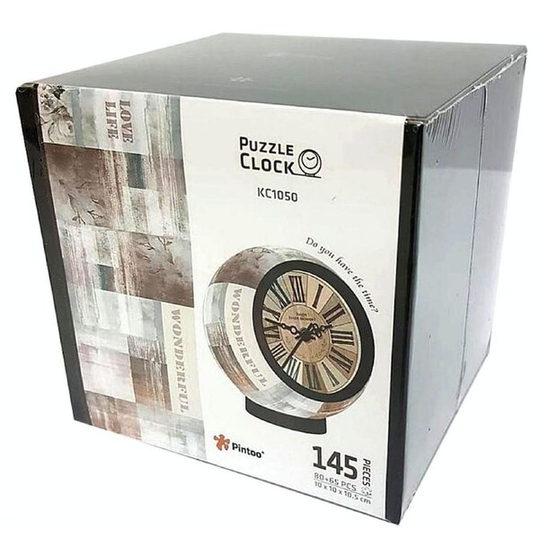 Clock Country Brown 3D Jigsaw Puzzles 145 Pieces
