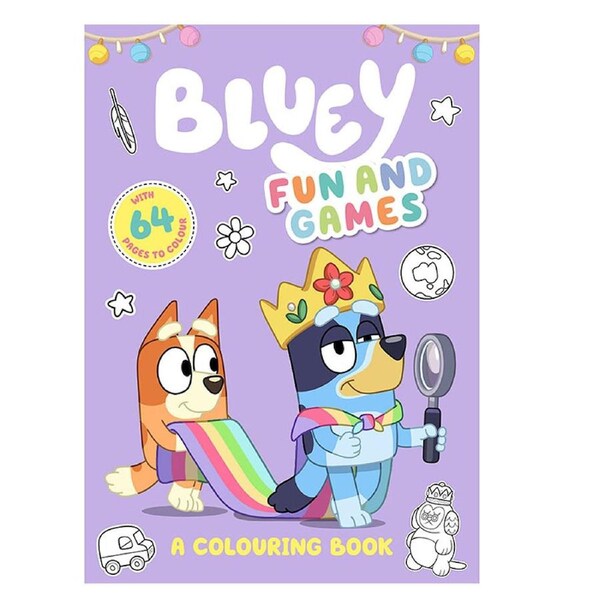 Bluey Fun & Games Colouring Book