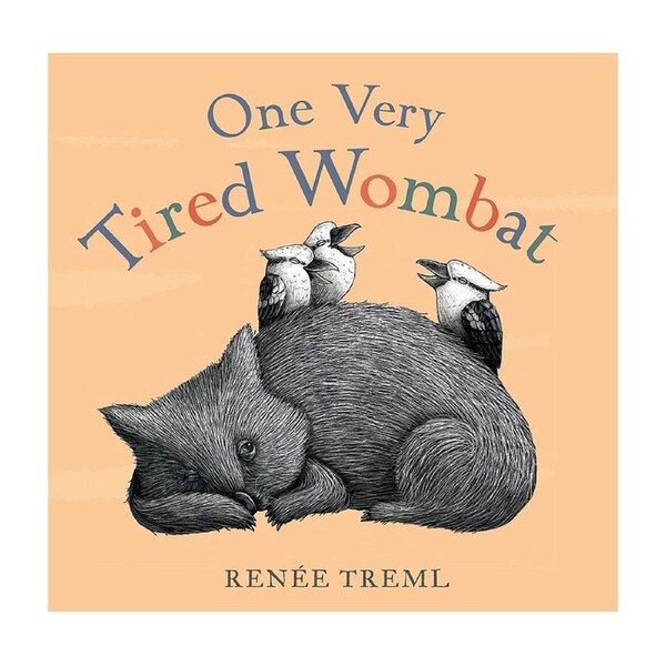 One Very Tired Wombat Childrens Educational Board Book