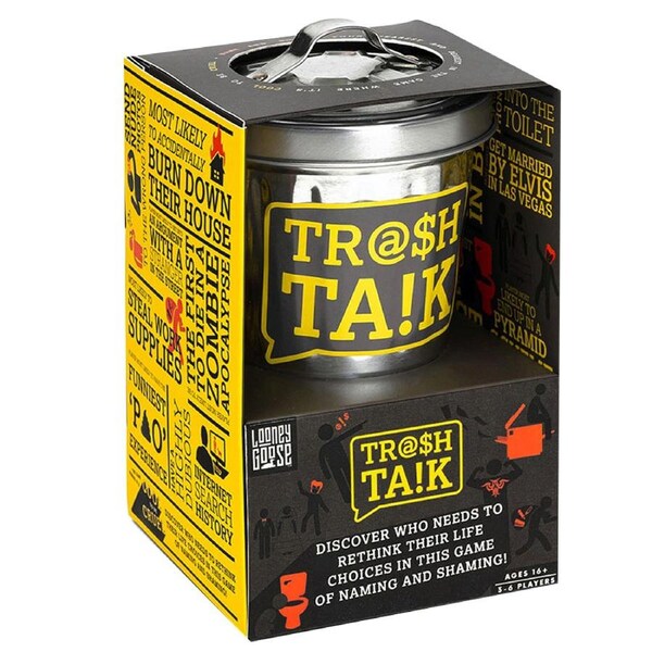 Trash Talk Game in Trash Can Family Game