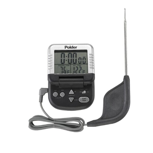 Polder Digital In-Oven Thermometer and Timer