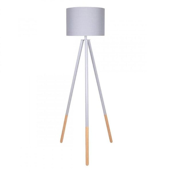 SARANTINO ADJUSTABLE HEIGHT ARC FLOOR LAMP ANTIQUE BRASS SHADE