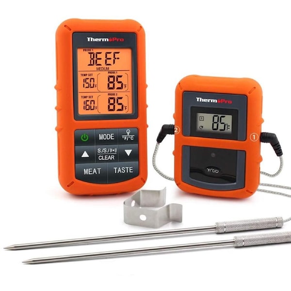 ThermoPro TP20 Wireless Remote Digital Food Thermometer with Dual Probe