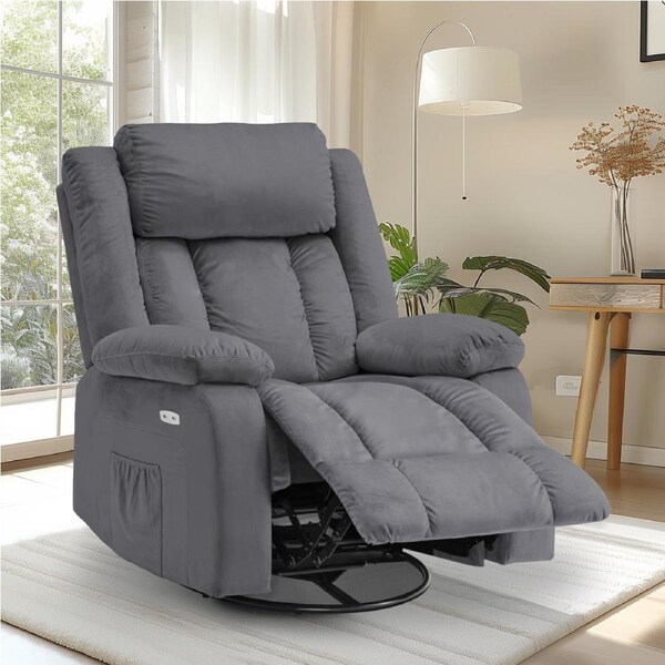 Advwin Electric Recliner Chair Grey