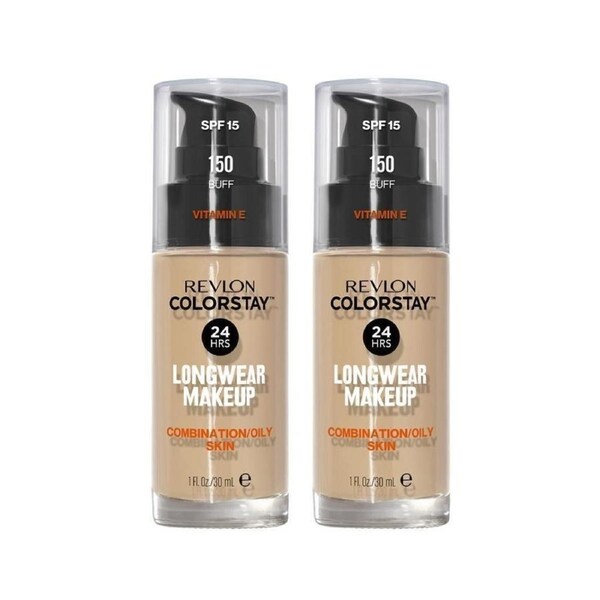 2 x Revlon ColorStay Makeup for Combination/Oily Skin 30mL - 150 Buff