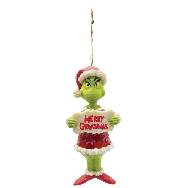 Jim Shore Merry Grinchmas Hanging 13cm