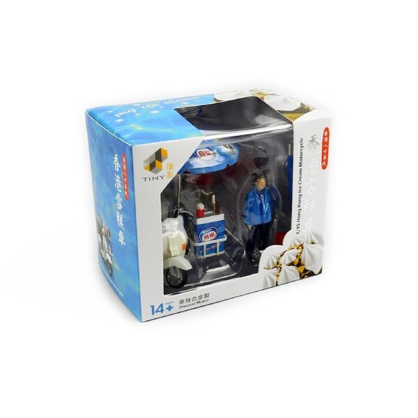 Tiny City Die-cast Model – 1/35 Hong Kong Ice Cream Motorcycle