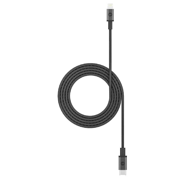 Mophie USB-C to Lightning MFI-Certified Charging Cable 1.8m for iPhone Apple BLK