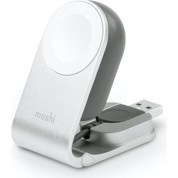 Moshi Flekto Compact Folding Charger w/ USB-A Cable for Apple Watch Magnet Lock