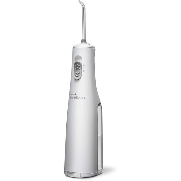 Waterpik Cordless Water Flosser, Battery Operated & Portable for Travel & Home, ADA Accepted Cordless Express, White WF-0