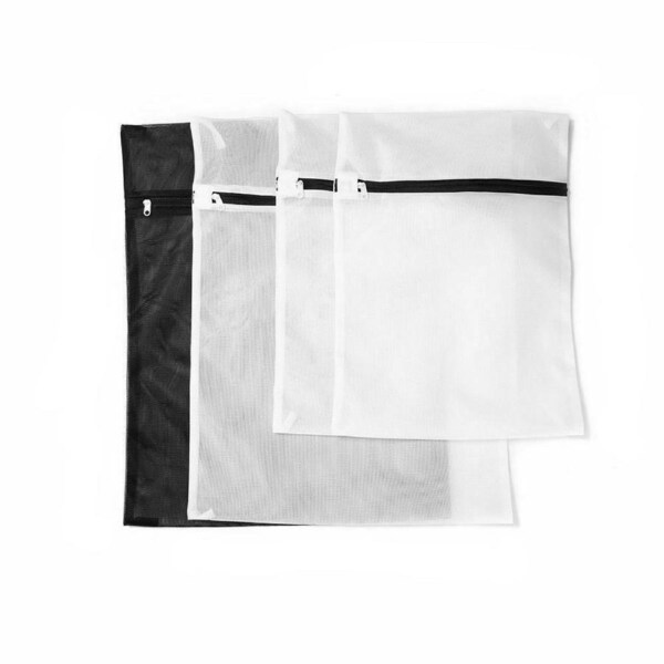4pcs Laundry Wash Bag Delicates Bra Lingerie Mesh Clothes Zipper Washing Case